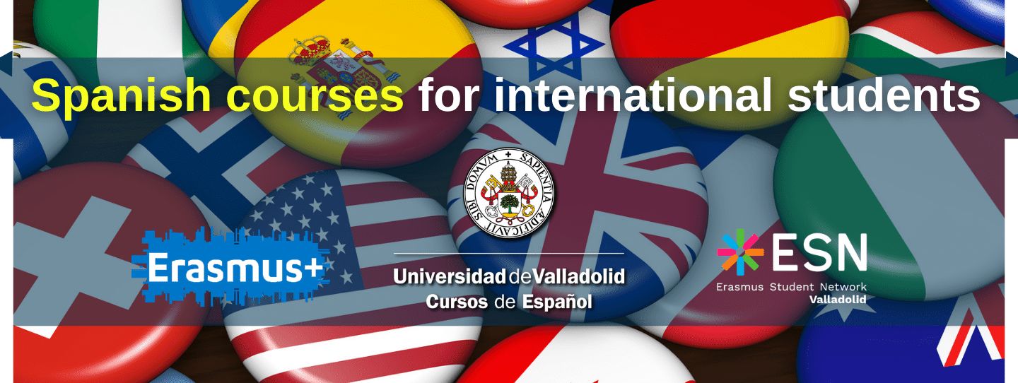 Banner Spanish Courses for international Erasmus students - University of Valladolid - mobile